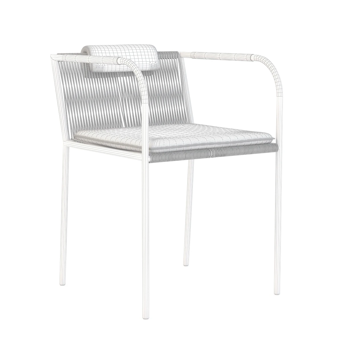 Bruhl Les Copains Chair With Armrests 3D Model_03