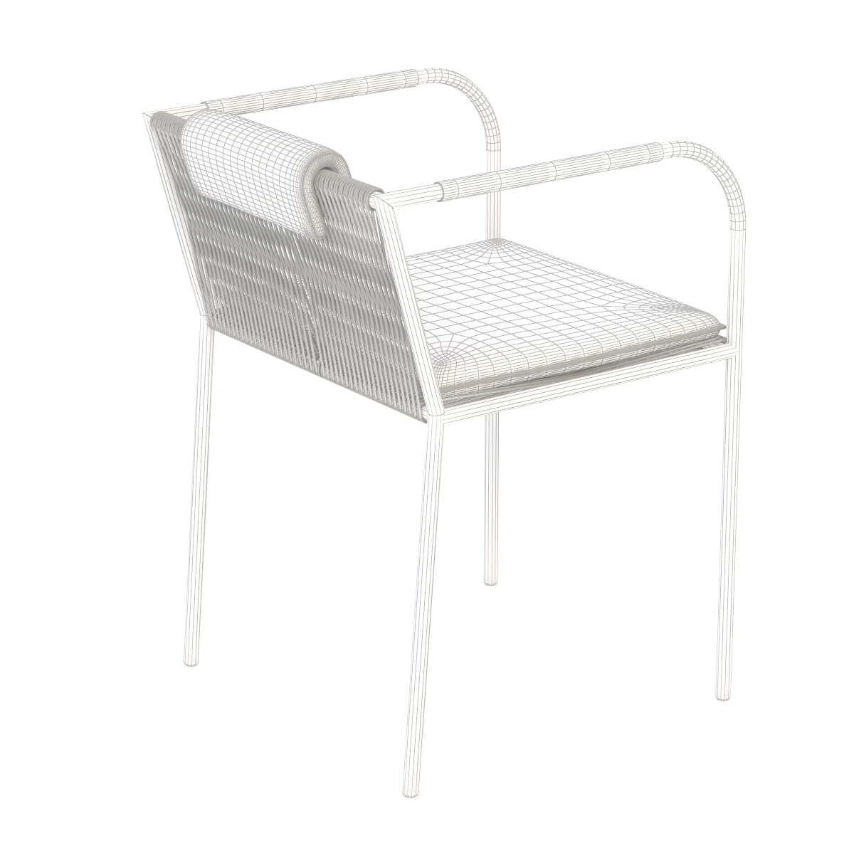 Bruhl Les Copains Chair With Armrests 3D Model_06