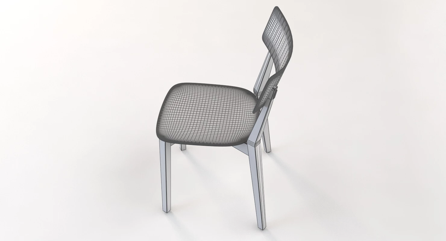 Brunner Due Wooden Chair By Wolfgang C R Mezger 3D Model_012