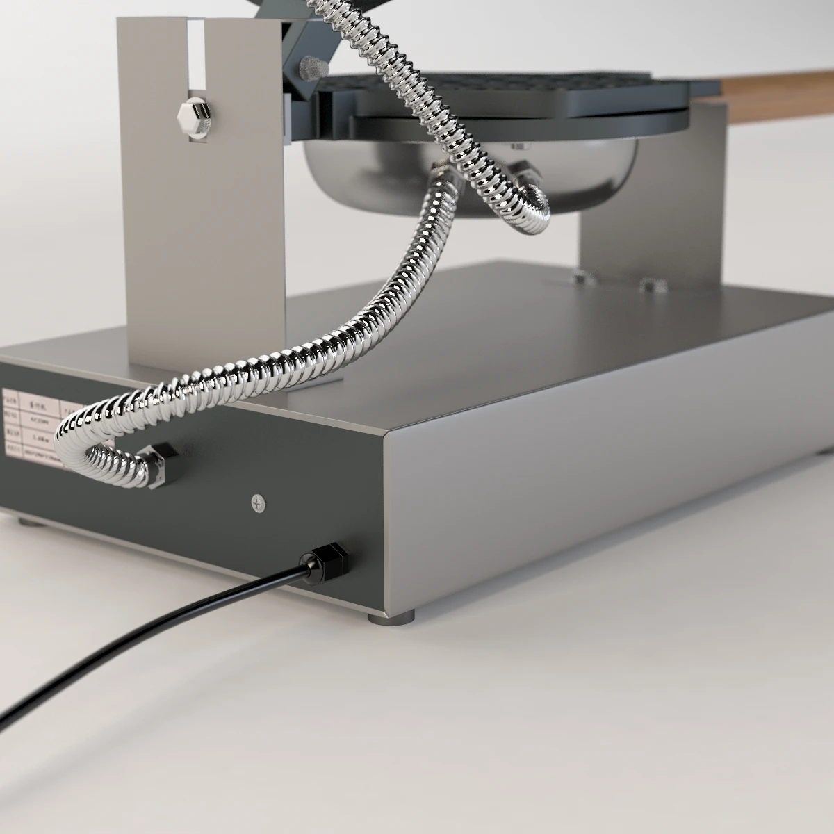 Bubble Waffle Machine Egg Puffs 3D Model_017
