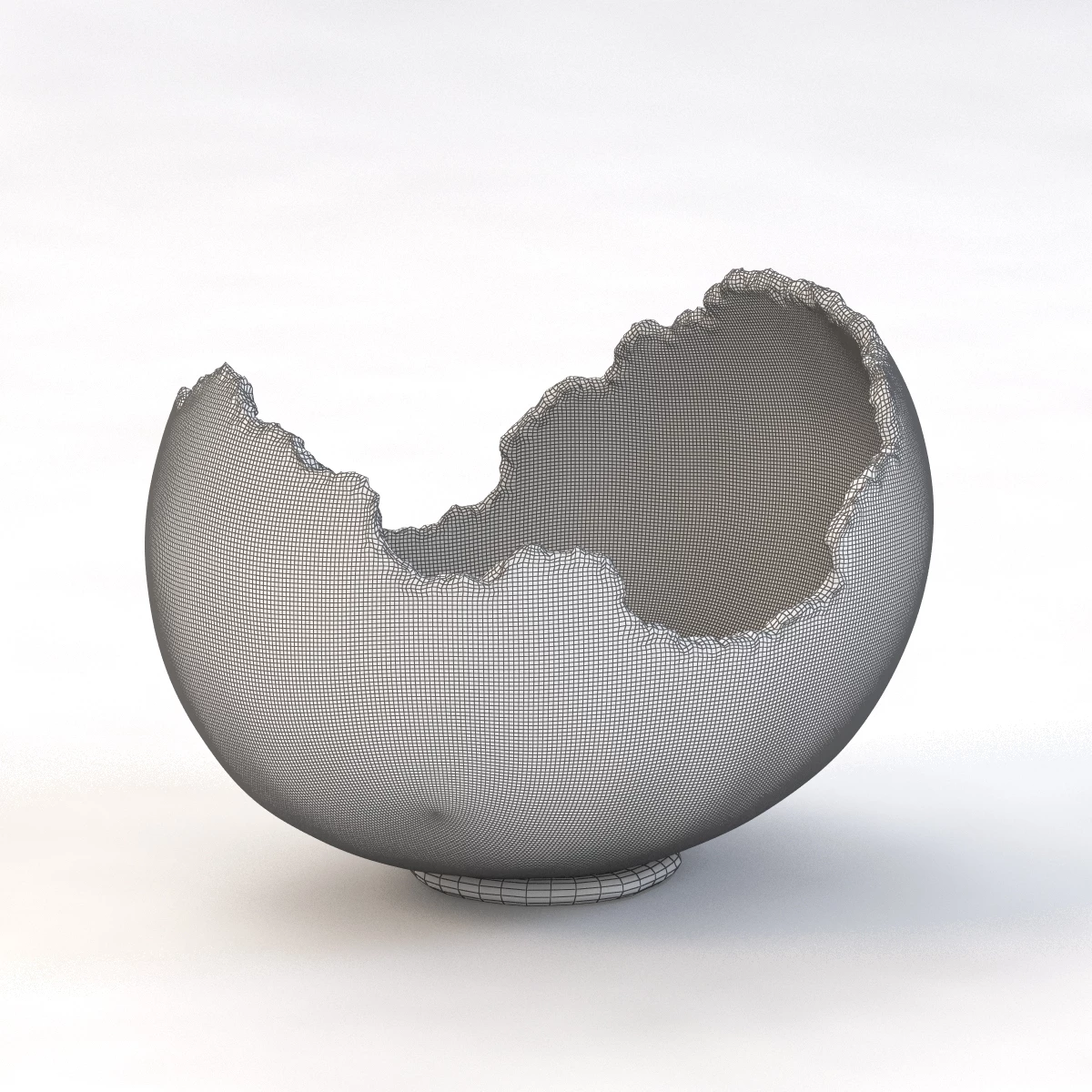 Burled Bowl 3D Model_03