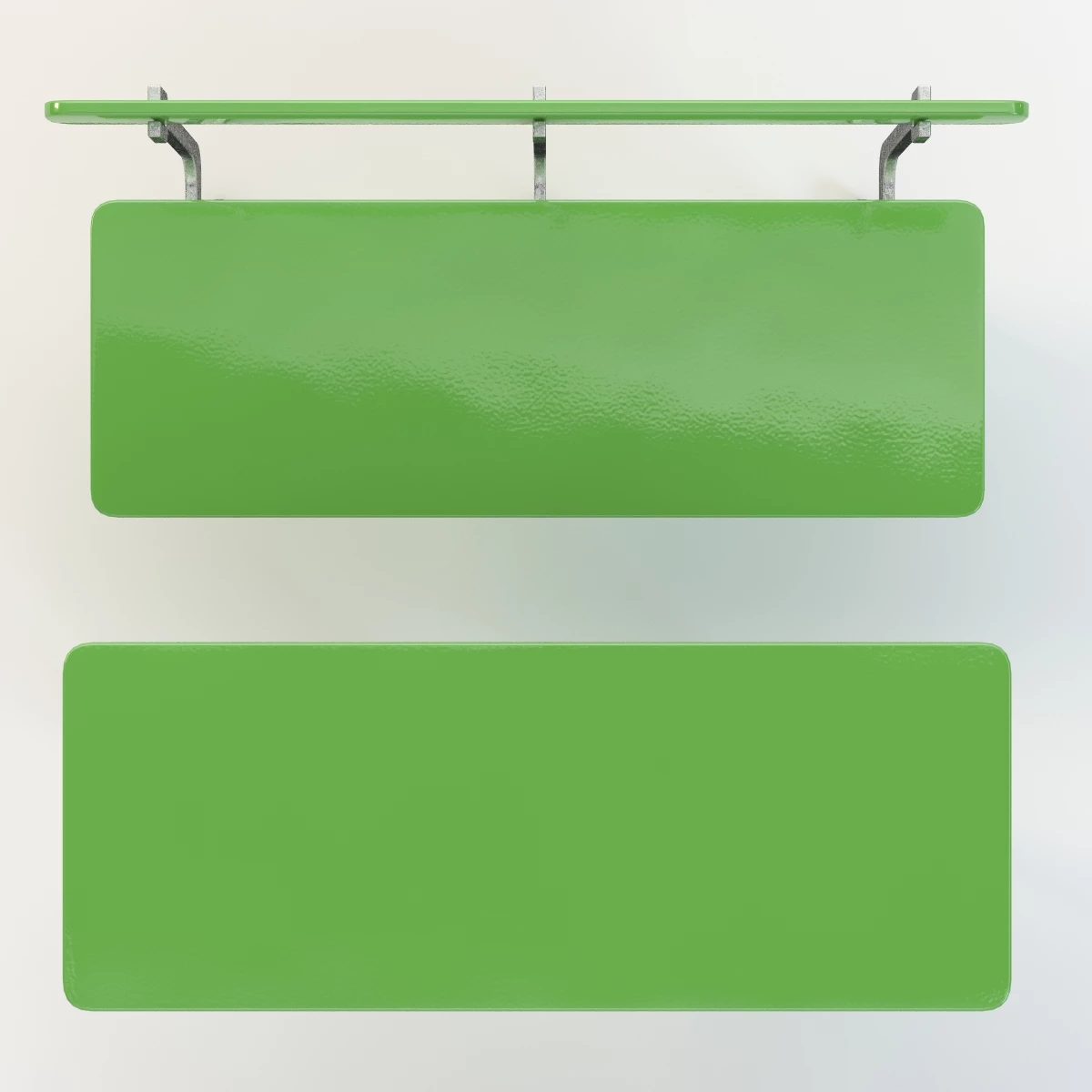 Cafe Seating and Bench 3D Model_09