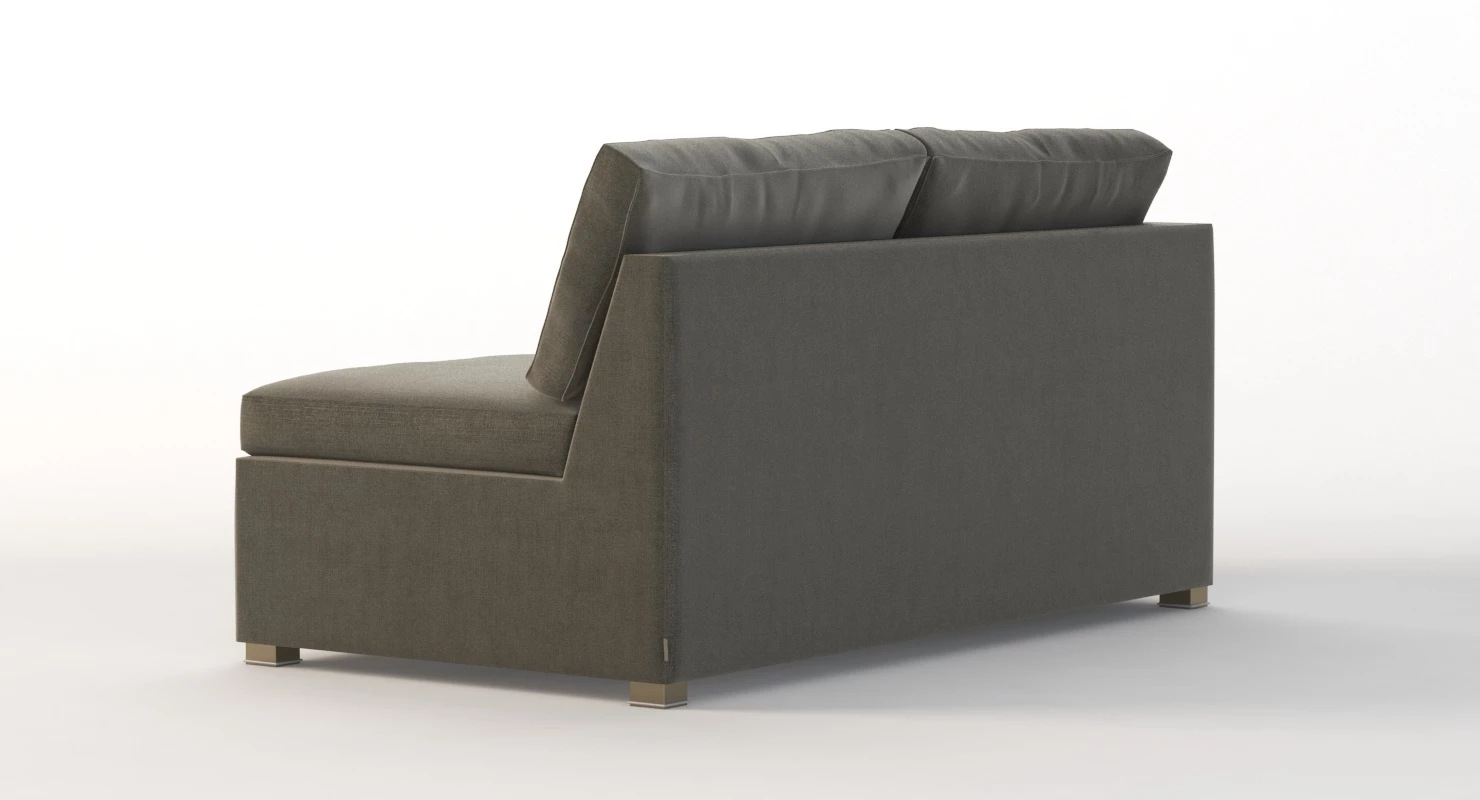 Cane Line Shape Sofa Two Seater Module 3D Model_010