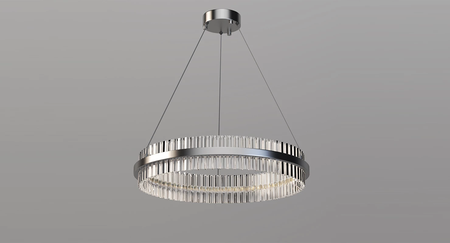 Carlyle Crystal LED Pendant Light 9j536 3D Model_01