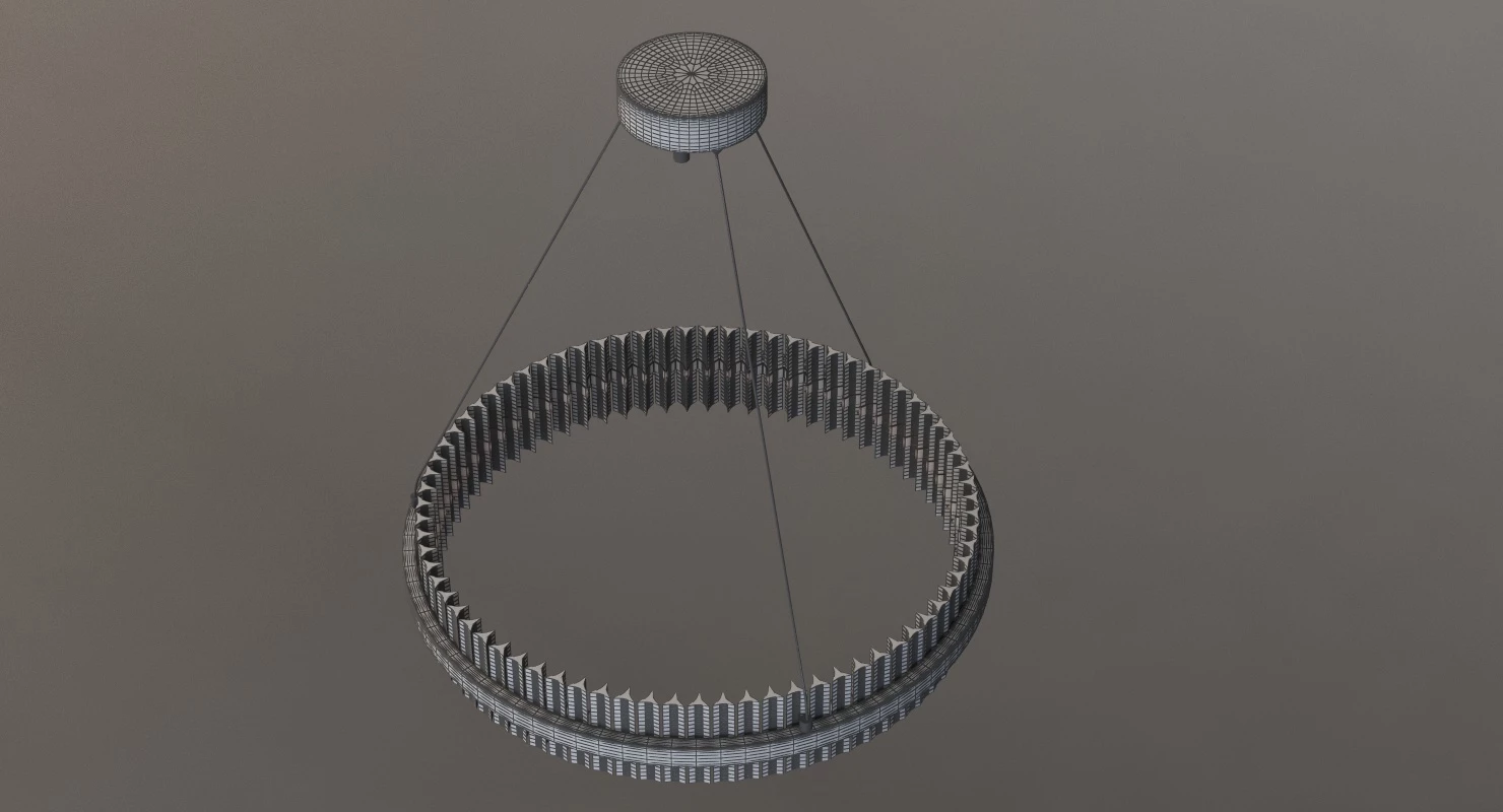 Carlyle Crystal LED Pendant Light 9j536 3D Model_010