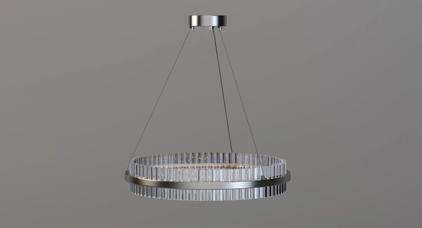 Carlyle Crystal LED Pendant Light 9j536 3D Model_05