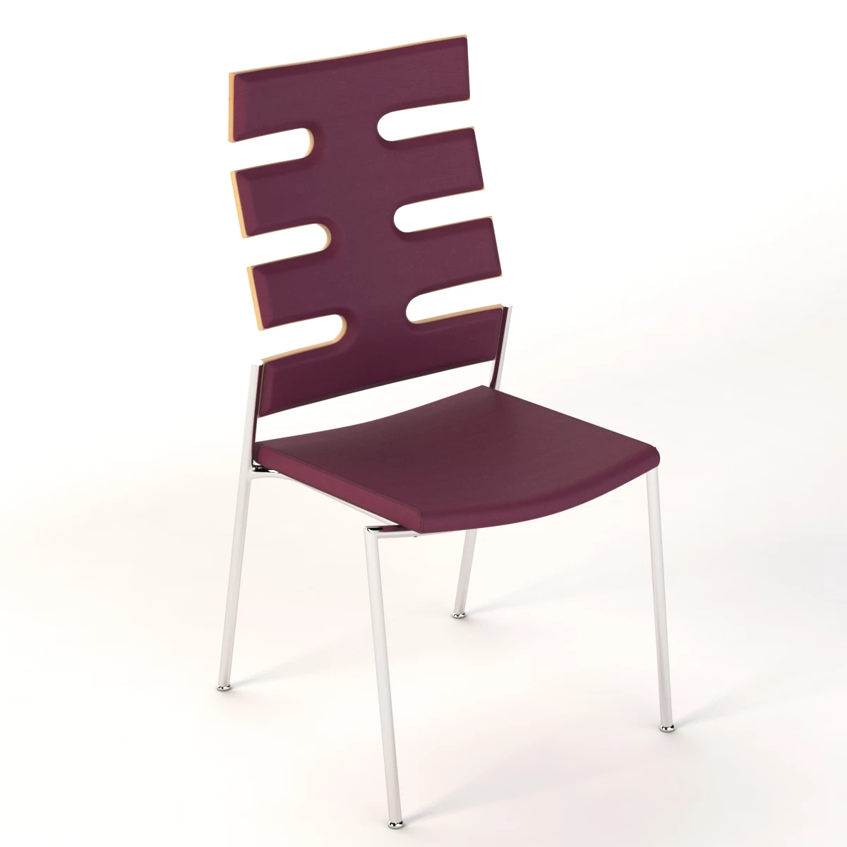 Casala Keep Moving High-Back Fabric Chair By Sigurd Rothe 3D Model_01