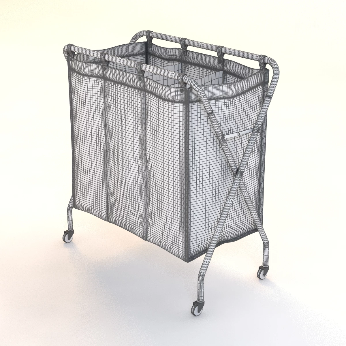 Cate And Barrel Section Canvas Sorter 3D Model_07