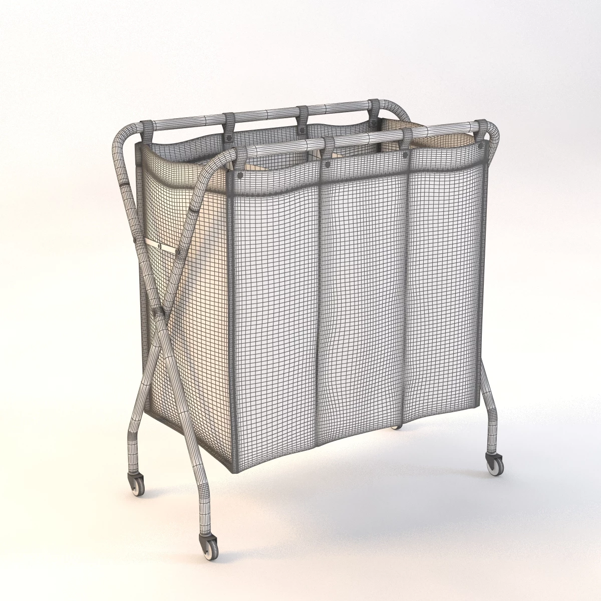 Cate And Barrel Section Canvas Sorter 3D Model_014