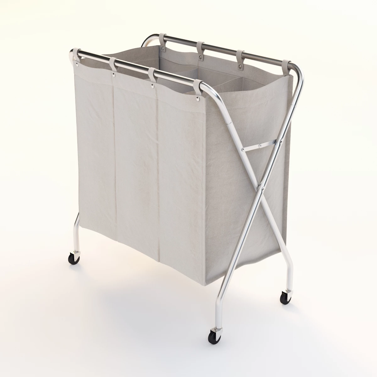 Cate And Barrel Section Canvas Sorter 3D Model_06