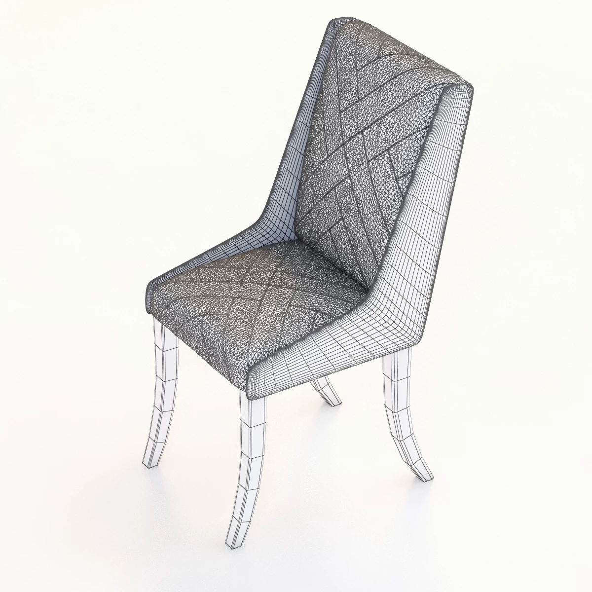 Chevron Chair 3D Model_03