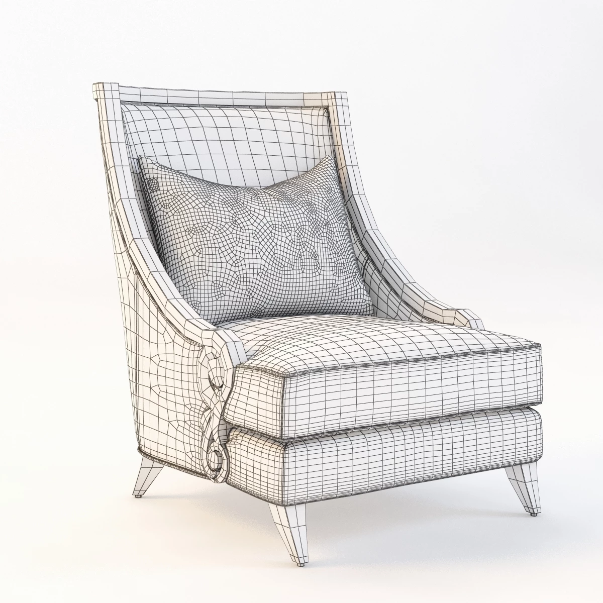 Christopher Guy Celestial Accent Chair 3D Model_03