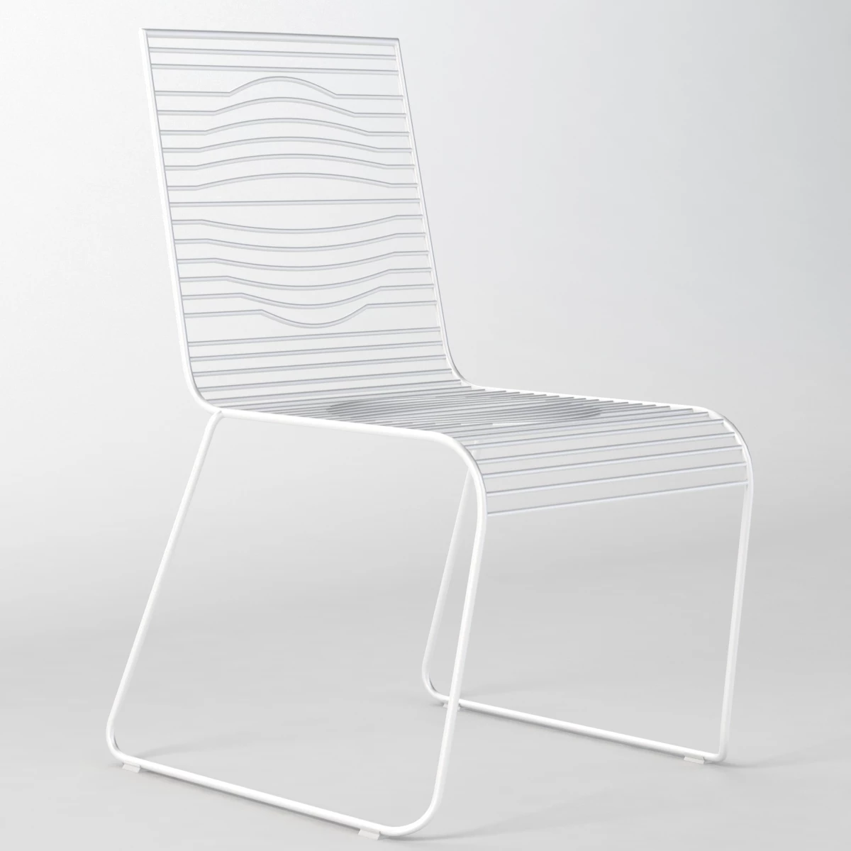 Ciacci Kreaty Grid Outdoor Chair By Karim Rashid 3D Model_01