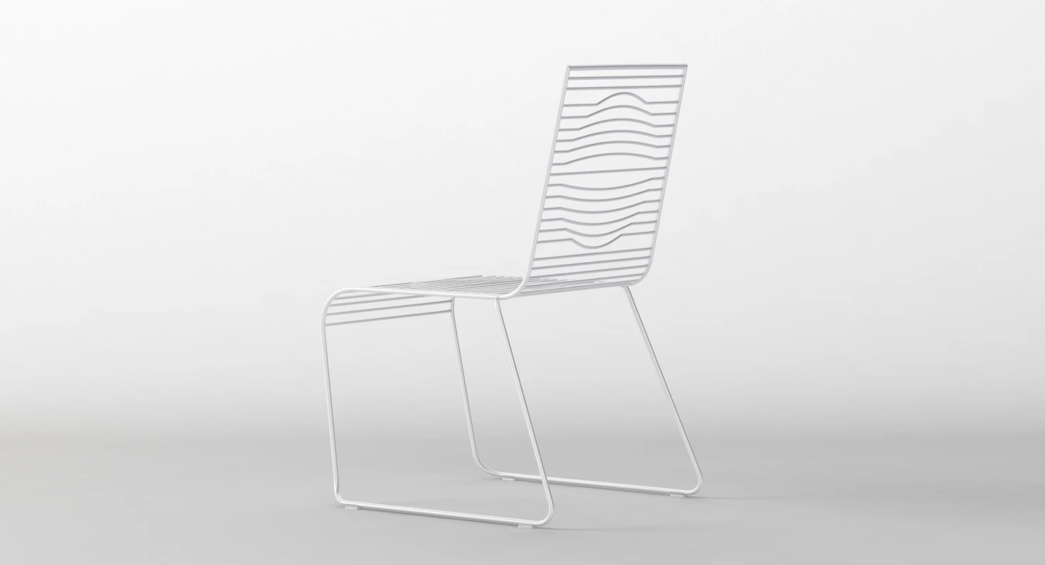 Ciacci Kreaty Grid Outdoor Chair By Karim Rashid 3D Model_012