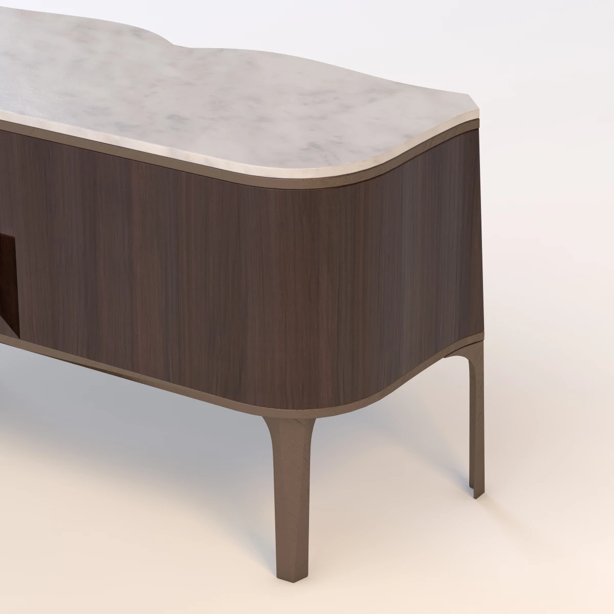 Classic Luxury Credenza 3D Model_06