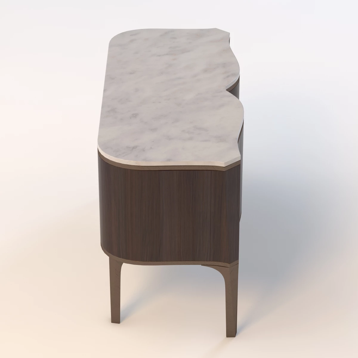 Classic Luxury Credenza 3D Model_04
