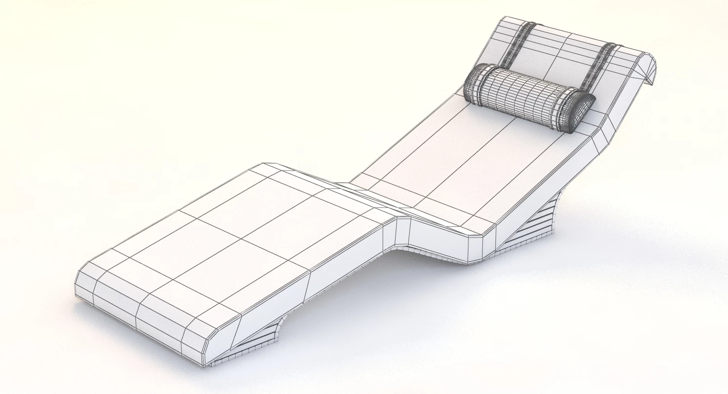 Cleopatra Stone Heated Lounge Chair 3D Model_07