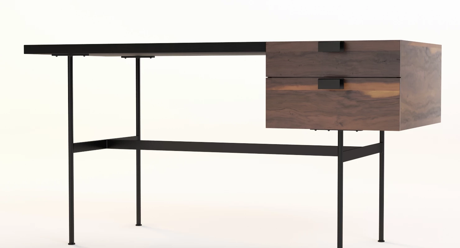CM 141 Desk by Pierre Paulin 3D Model_08