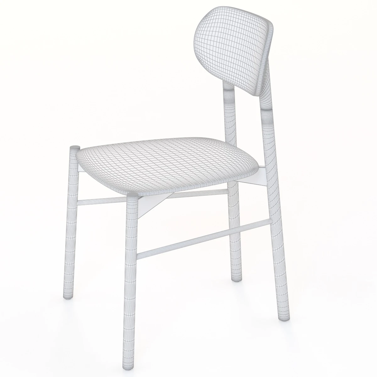 Col Italia Bokken Beech Chair 3D Model_09
