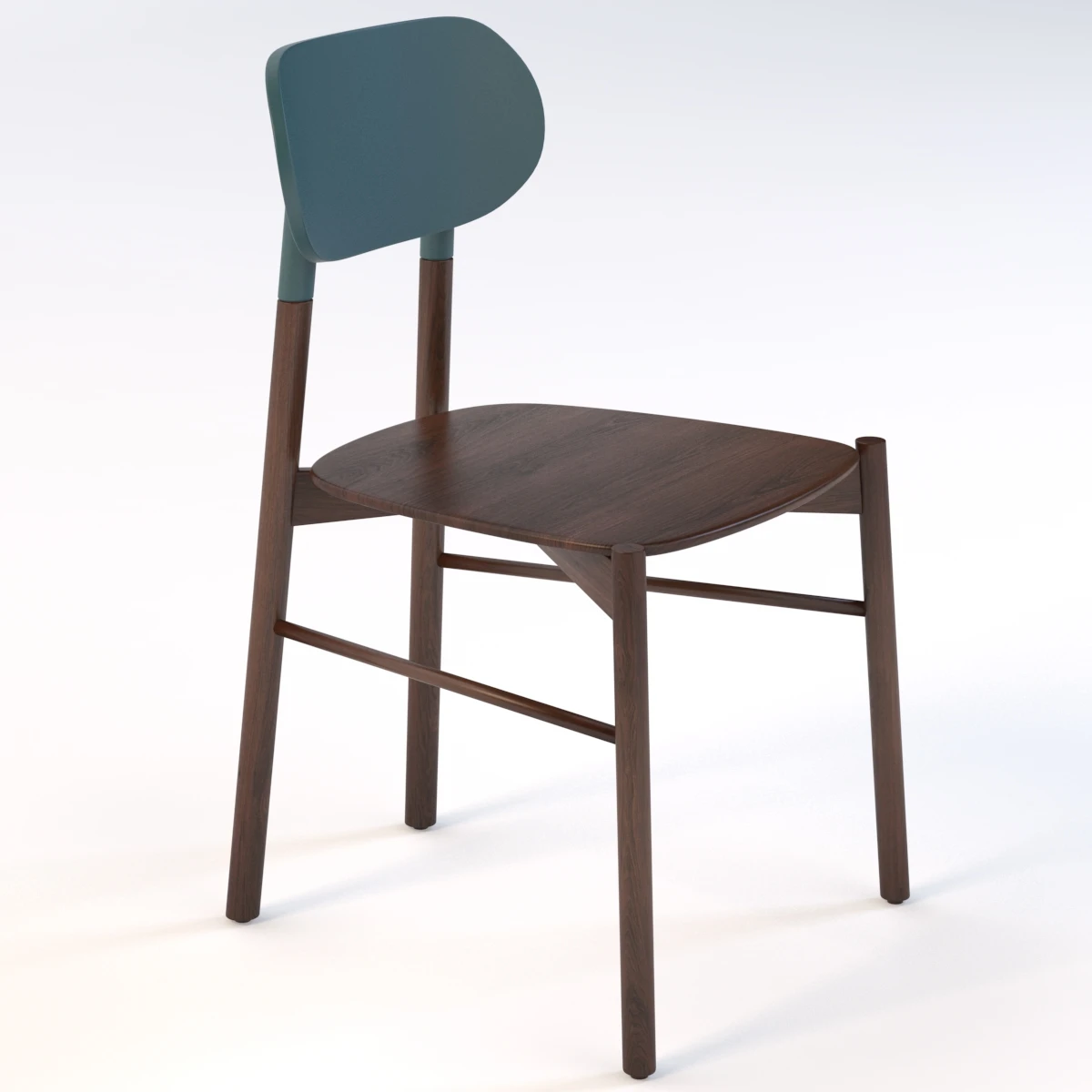 Col Italia Bokken Beech Chair 3D Model_01