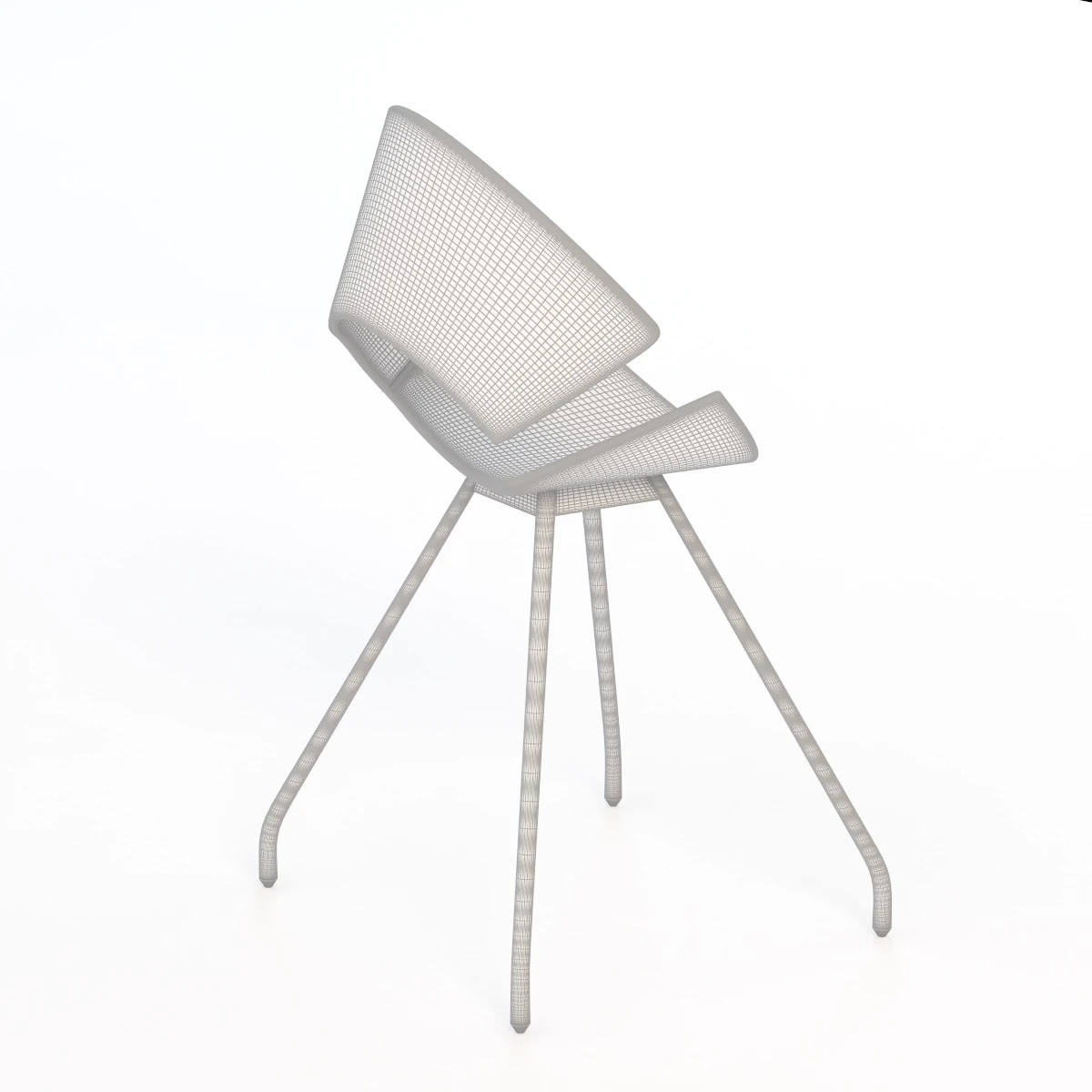 Colico DIVA Technopolymer Chair 3D Model_06
