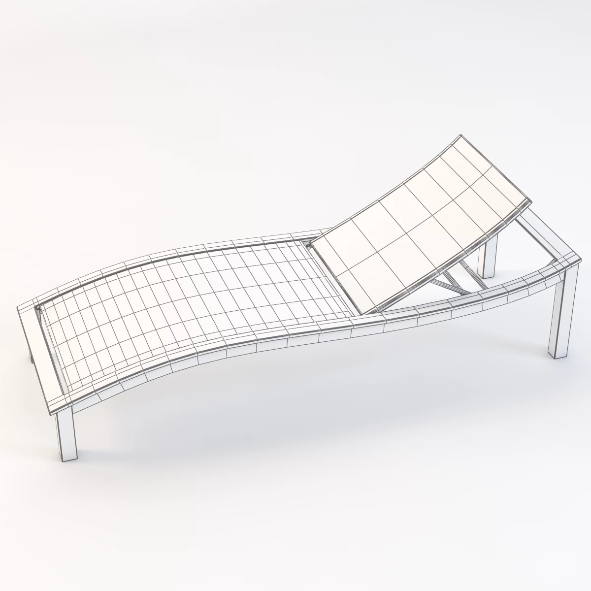 Bazza Sling Chaise Sunlounge by Telescope Casual Furniture 3D Model_09