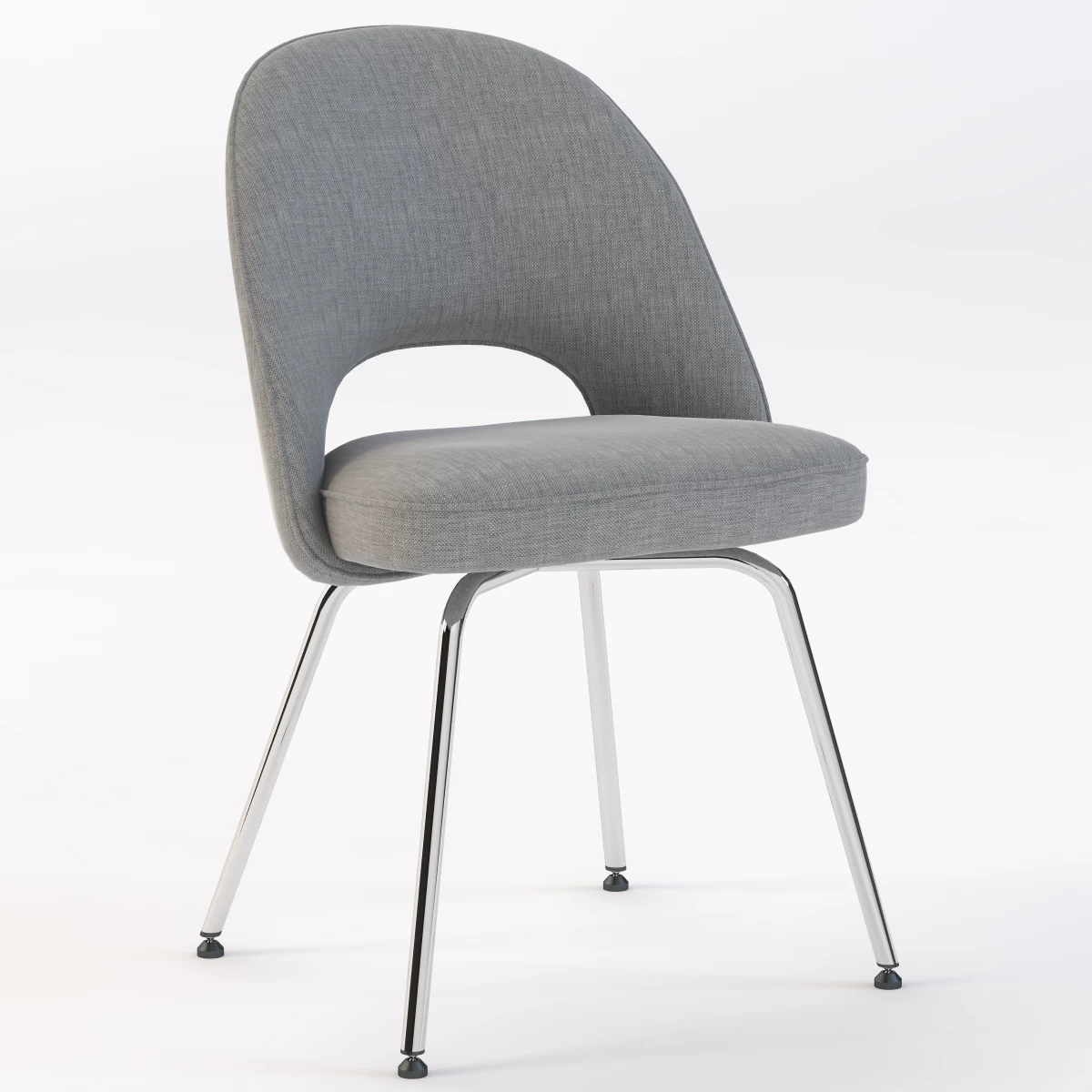 Cordelia Dining Fabric Side Chair 3D Model_01