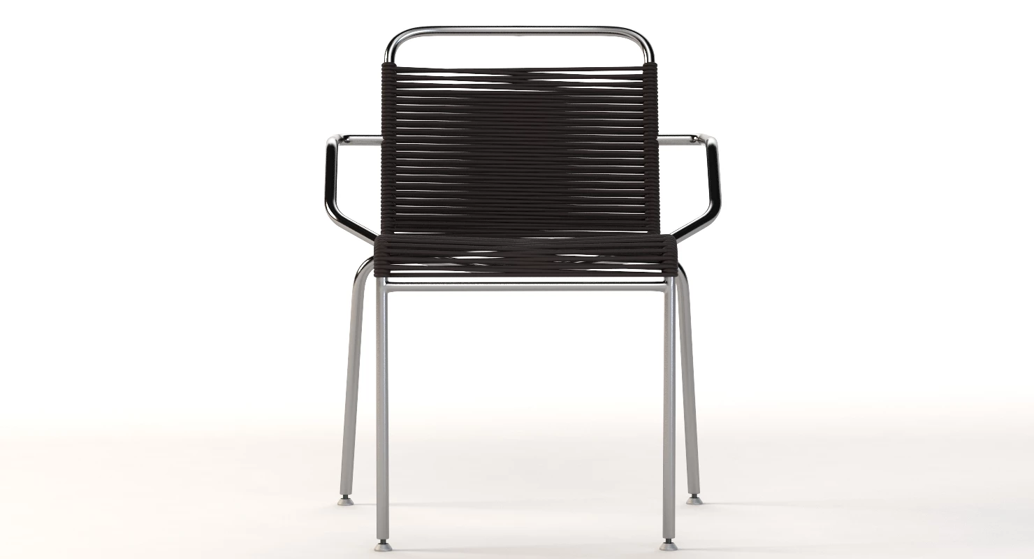 Coro Jubeae Fabric Garden Armchair 3D Model_04