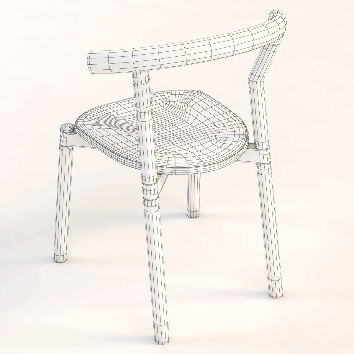 Dam Dina Ash Chair 3D Model_07