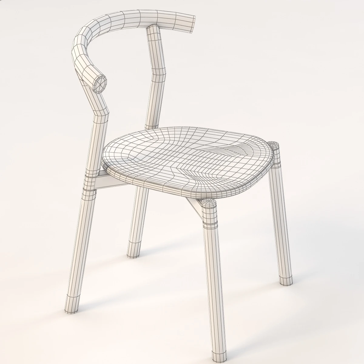 Dam Dina Ash Chair 3D Model_04