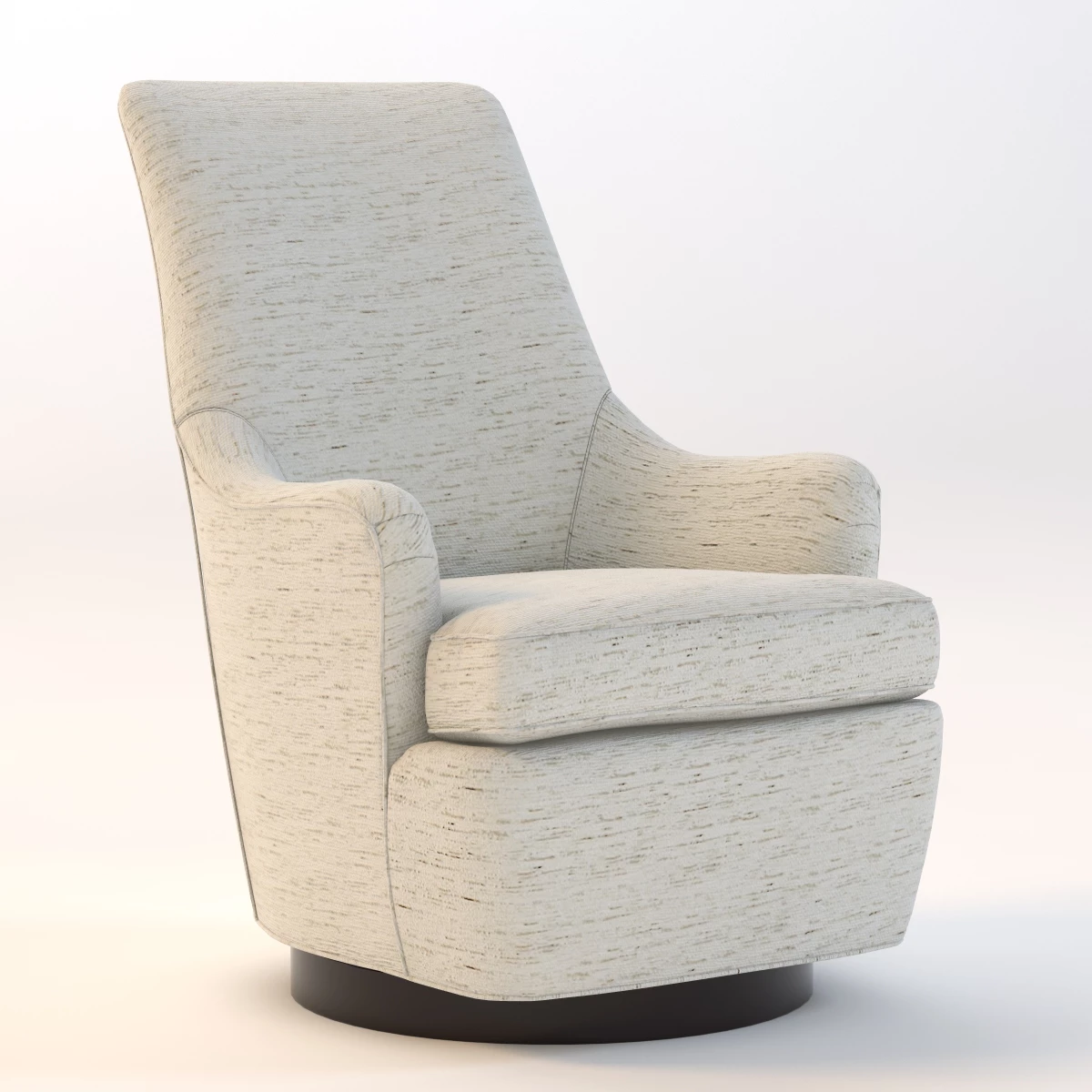 Daphine Return Swivel Chair 3D Model_01