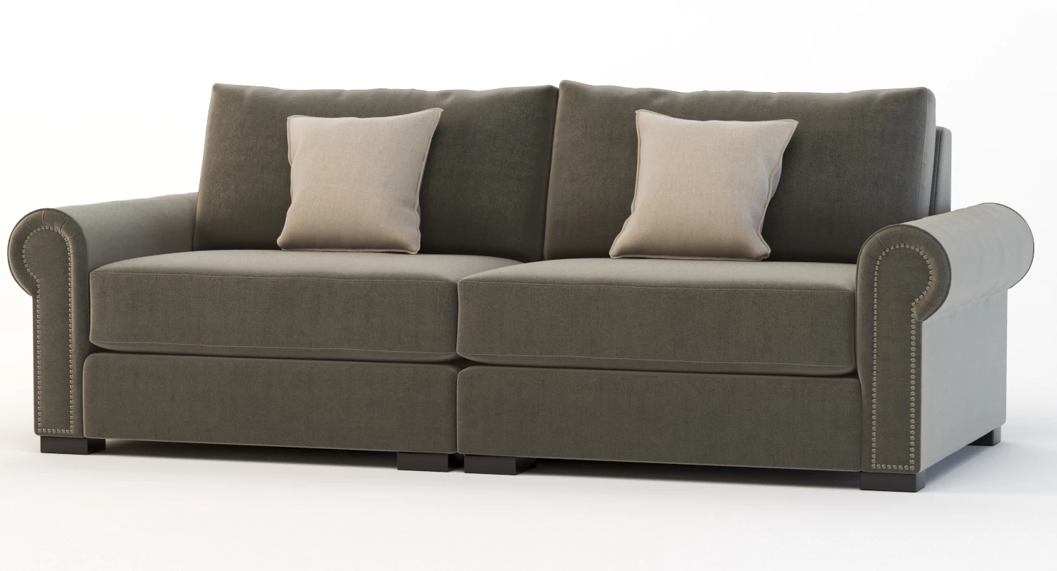 Darby Home Co Lebanon Modular Sectional Sofa Two Seater 3D Model_09