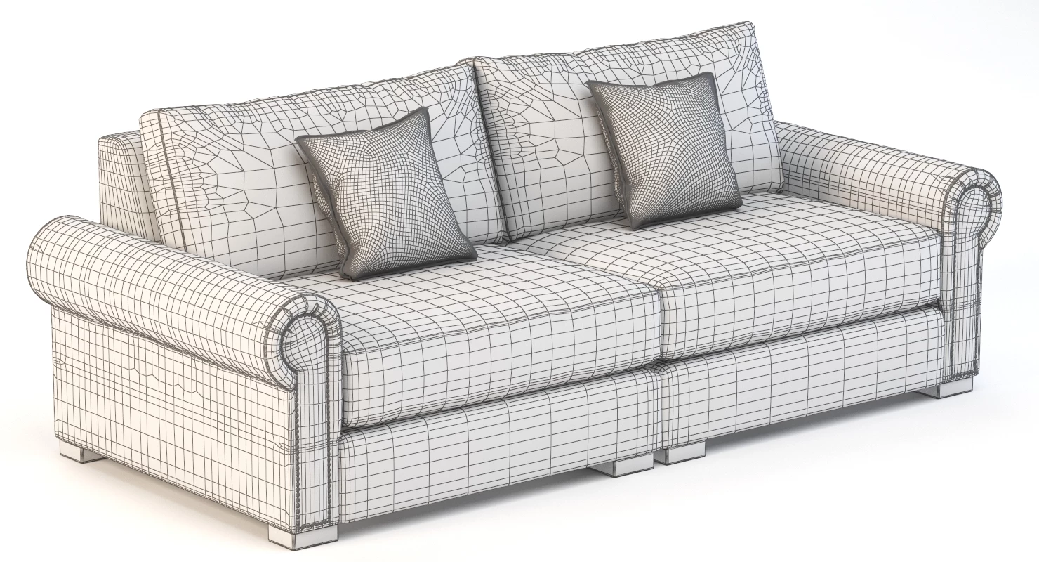 Darby Home Co Lebanon Modular Sectional Sofa Two Seater 3D Model_010