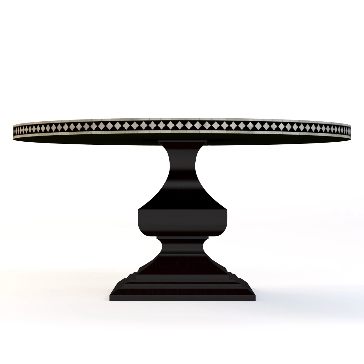 Decorative Barnsley Dining Table 3D Model_07