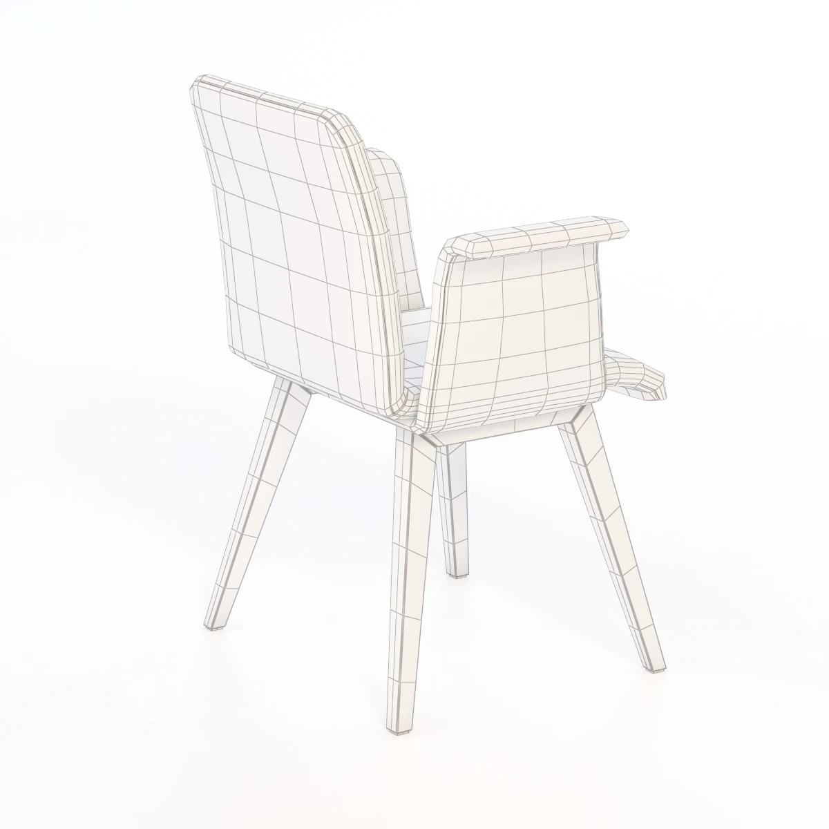 Delaoliva Wing 900-Fm C Bt Arm Chair 3D Model_07