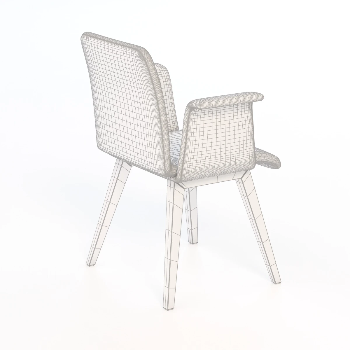 Delaoliva Wing 900-Fm C Bt Arm Chair 3D Model_06