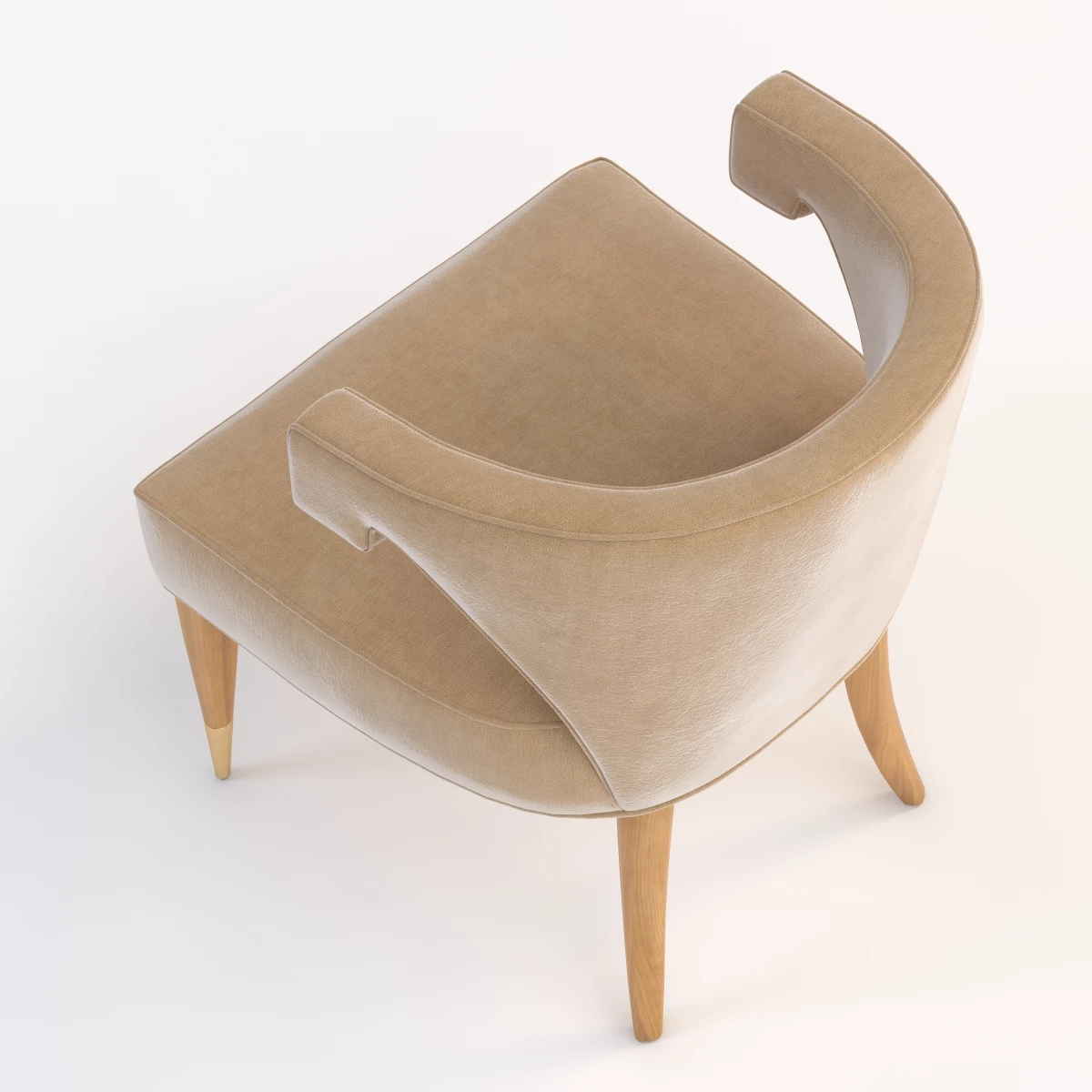 Dering Hall Athena Armchair by Kimberly Denman 3D Model_08