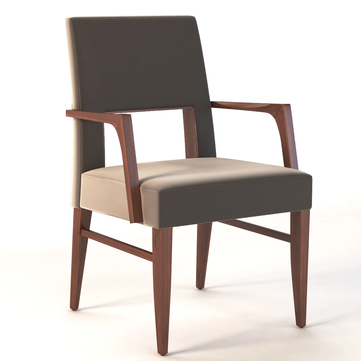 Design Depot Blues Dining Armchair 3D Model_01