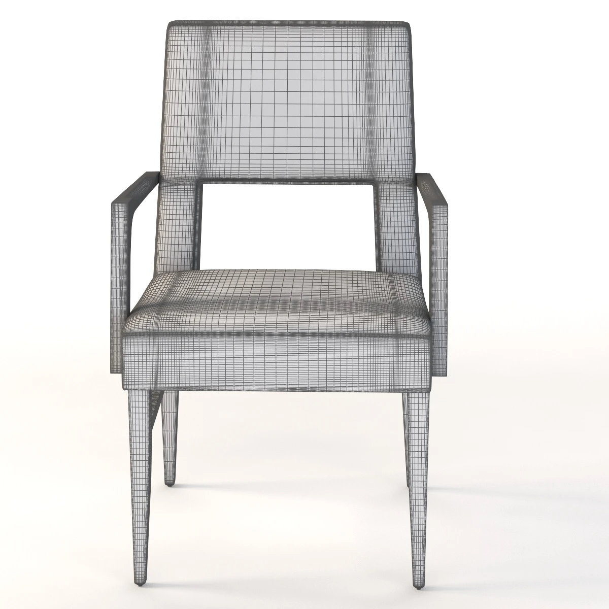 Design Depot Blues Dining Armchair 3D Model_011