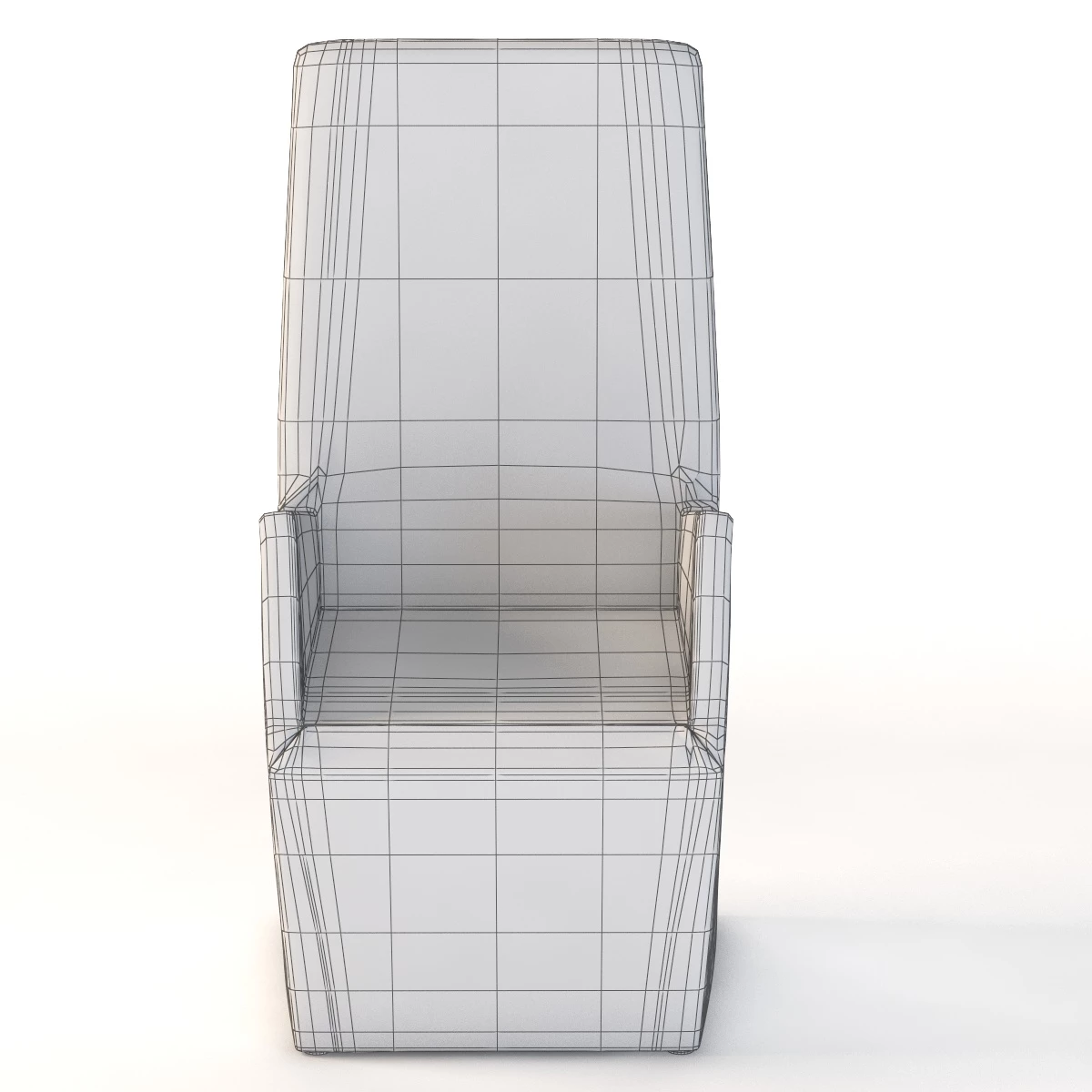 Design Depot Bonaldo Poltroncina Nadir High Back Armchair 3D Model_012