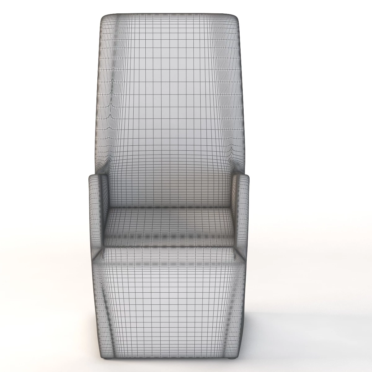 Design Depot Bonaldo Poltroncina Nadir High Back Armchair 3D Model_011