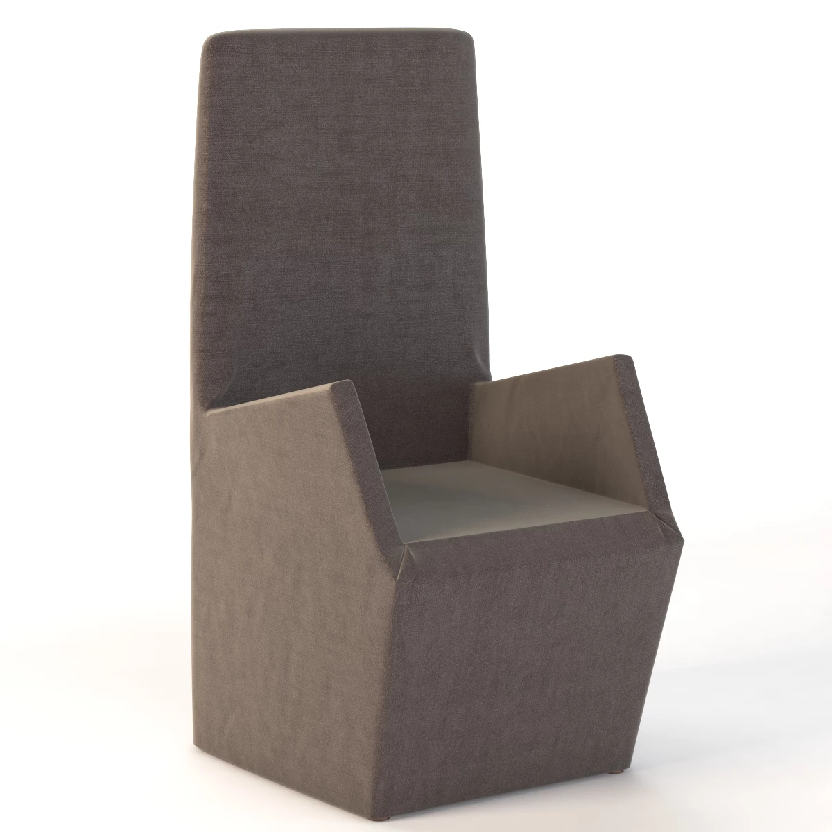 Design Depot Bonaldo Poltroncina Nadir High Back Armchair 3D Model_01