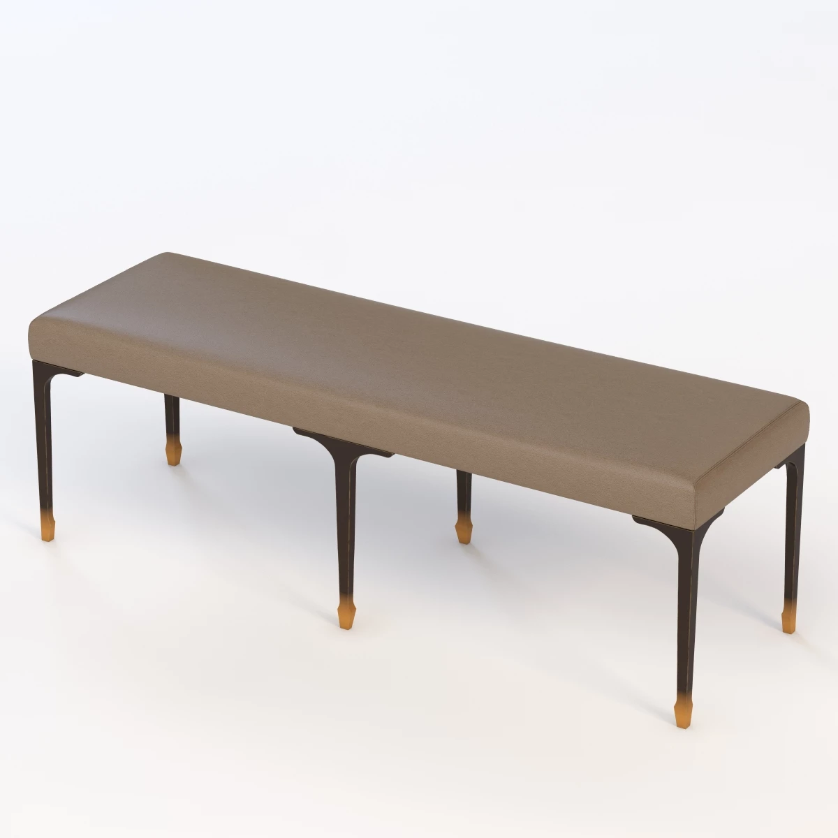 Detail Pointu Bed Bench 3D Model_04