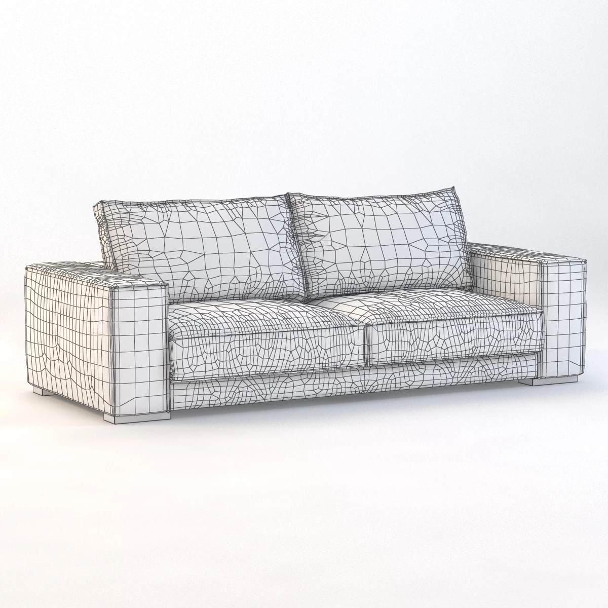 Detail Sunpan Baretto Sofa 3D Model_03