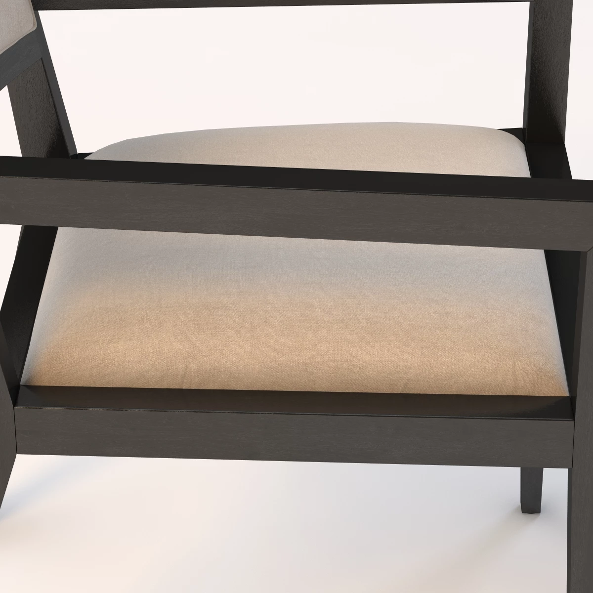 Domicile Upholstered Back Armchair 60009 3D Model_04