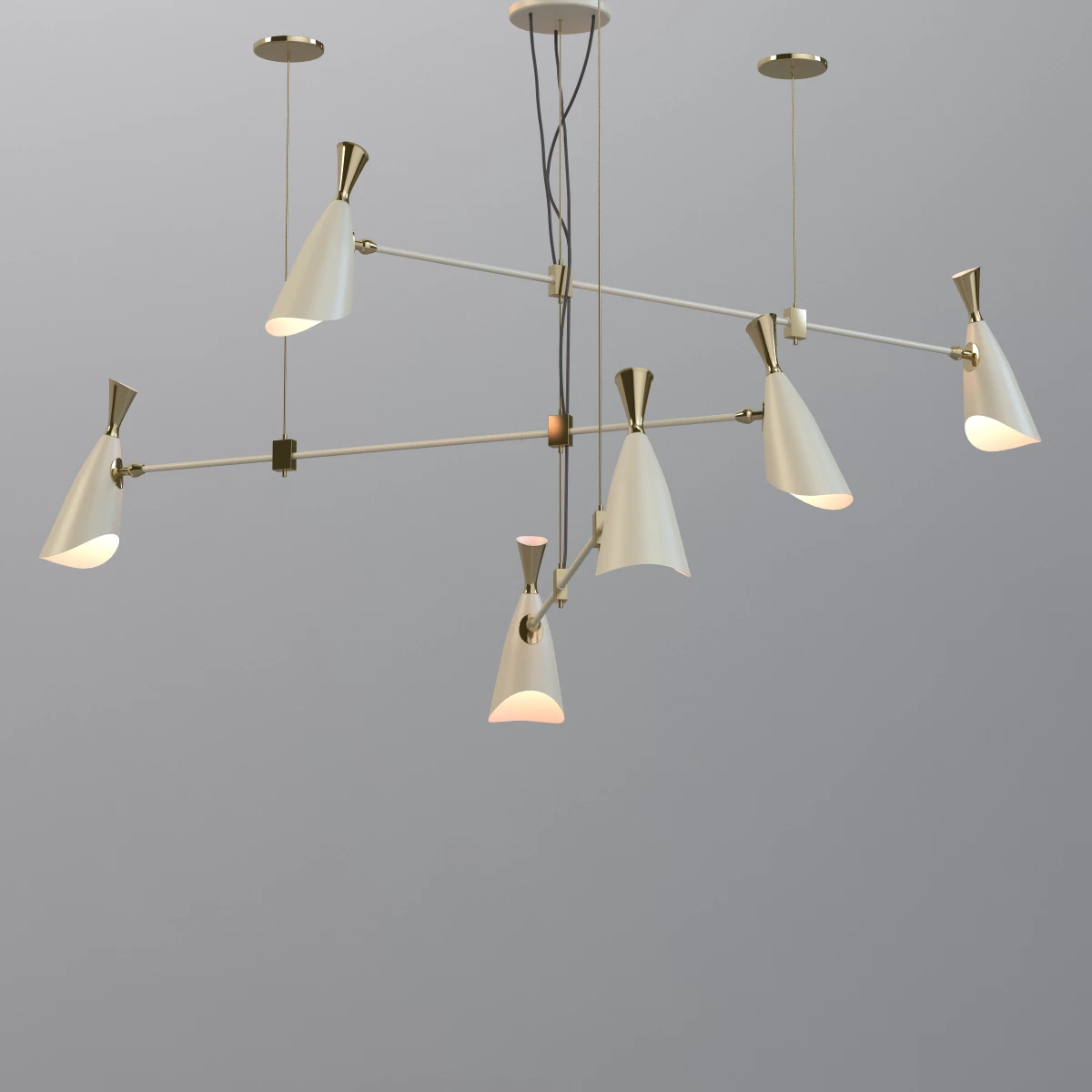 Duke Chandelier v2 by DelightFULL 3D Model_01