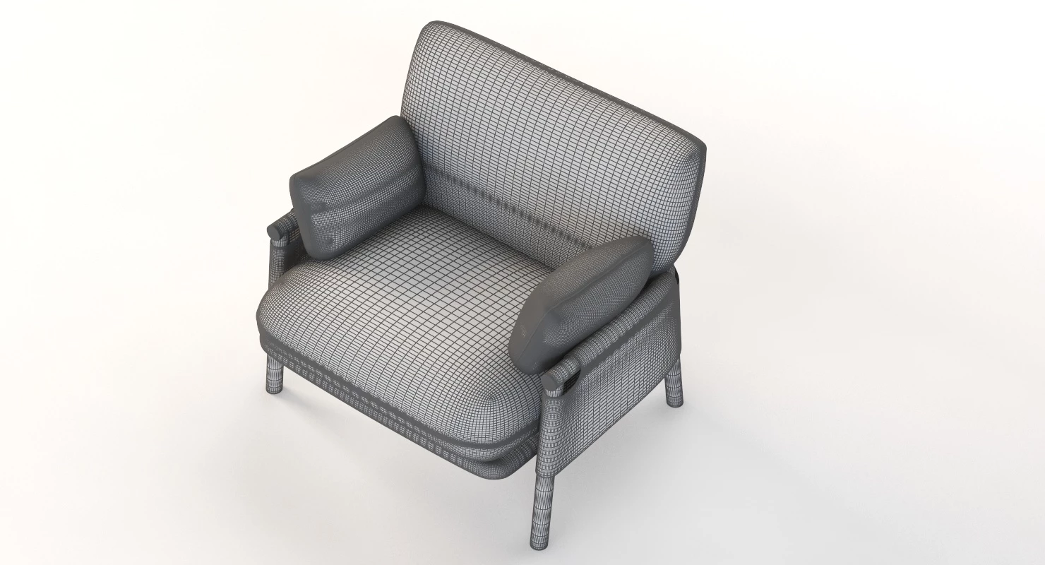 EJ 880 Savannah Erik Jorgensen Armchair By Monica 3D Model_06