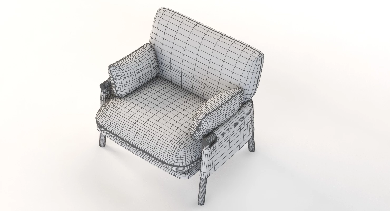 EJ 880 Savannah Erik Jorgensen Armchair By Monica 3D Model_07