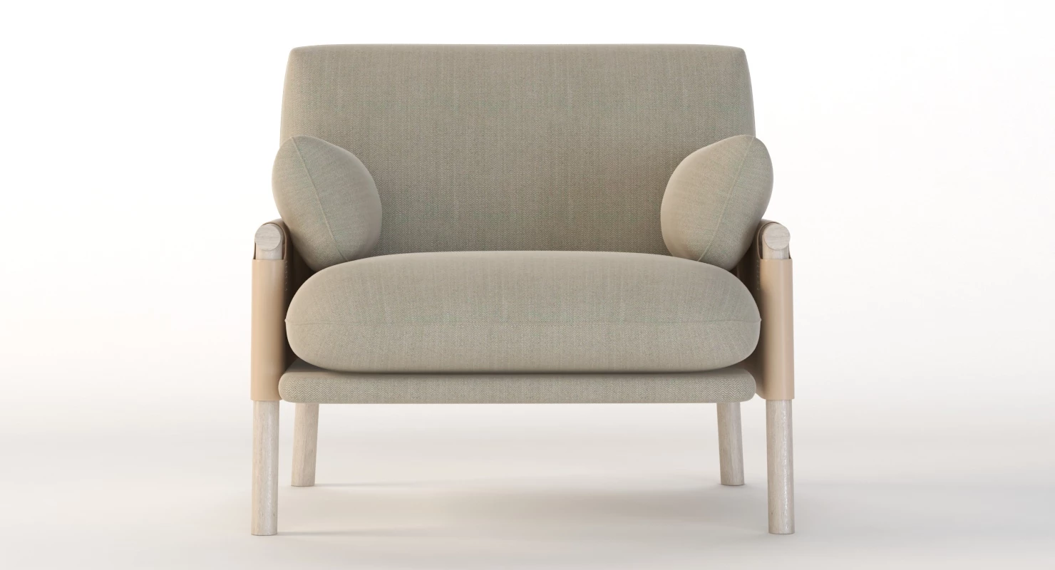 EJ 880 Savannah Erik Jorgensen Armchair By Monica 3D Model_08