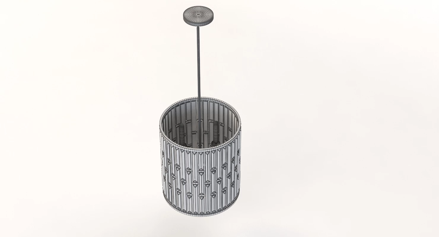 Elstead Lighting Gemma Crystal Pendant Medium Pendant Light 3D Model_011